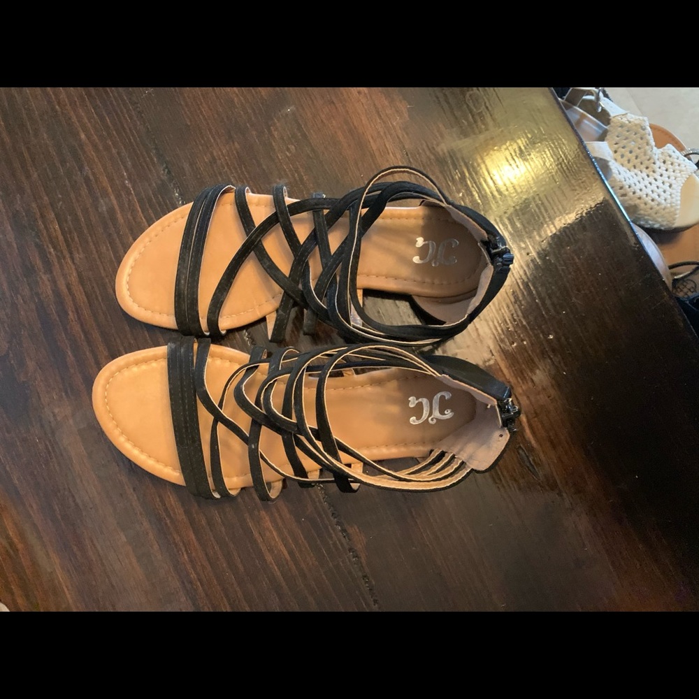 Black strap Sandals